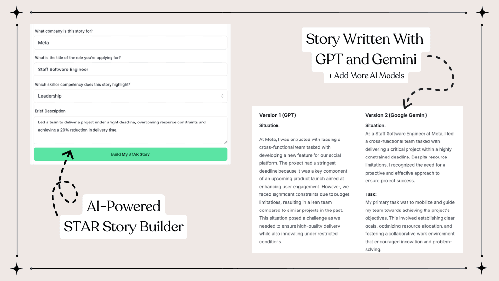AI-Powered STAR Behavioral Interview Story Builder